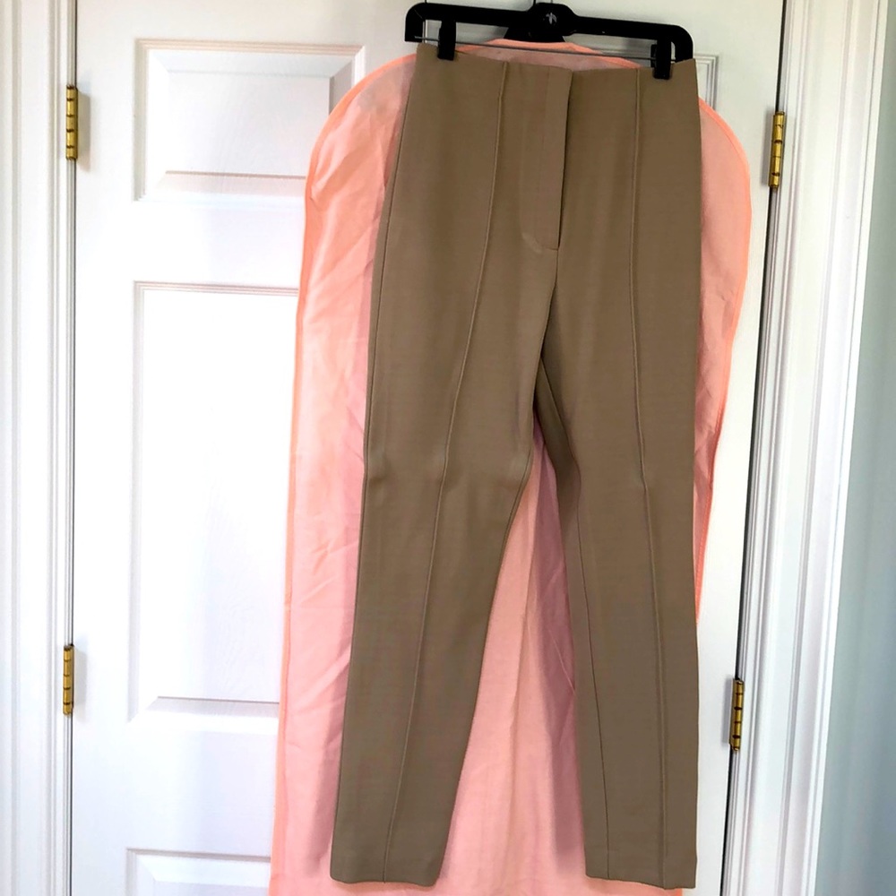 DIANE VON FURSTENBURG khaki trouser - size 4 EUC
